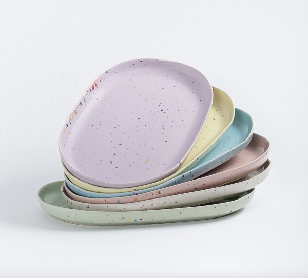 New Party Oval Tray Lila